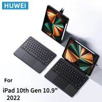 ZF HUWEI คีย์บอร์ดมหัศจรรย์คีย์บอร์ดสำหรับ iPad 10 10th โปร11 12.9 2022 2021 2020แอร์4 Air 5 10.9สเปน AZERT รัสเซีย