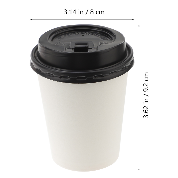 ฝากระดาษกาแฟถ้วยเดียว50ชั้นกระดาษ-go-ฝา-takeaway-ฉนวนถ้วยถ้วยกาแฟ-pcs-takeaway-ถ้วย