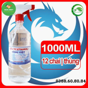 Chính Hãng Cồn y tế Ethanol 70 độ 1000ml Rồng Việt - Cồn sát khuẩn