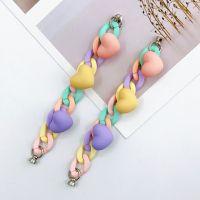 [COD] new acrylic love bracelet diy mobile phone shell accessories candy spray paint turnbuckle