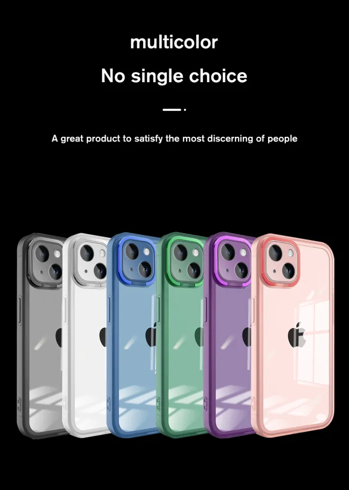 Coque iPhone 13 Pro transparente logo multicolore