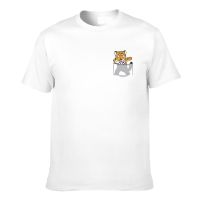 Wholesale Round Neck Cute Dabbing Tiger Baby In Pocket Cotton MenS Tshirts