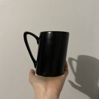 แก้วMUG แก้วชา แก้วกาแฟ (สีดำล้วน) (3)