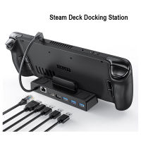 jianzhifen แท่นวางไอน้ำทีวีแท่นวางมือถือแท่นวางขาตั้งฮับ USB C กับ RJ45คอนโซลบน Steam Deck 4K 60HZ HDMI