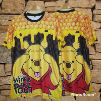 เสื้อยืดพิมพ์ลาย  Pooh การ์ตูน สุดฮิต