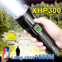 ใหม่ XHP300ที่มีประสิทธิภาพมากที่สุดไฟฉาย Led ไฟฉาย XHP90พลังงานสูงยุทธวิธีแสงแฟลช18650 Usb ชาร์จกันน้ำมือโคมไฟ