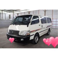 สติ๊กเกอร์แบบดั้งเดิม ลายข้างรถตู้ TOYOTA HIACE ปี 2001 sticker โตโยต้า ติดรถ แต่งรถ ยาว