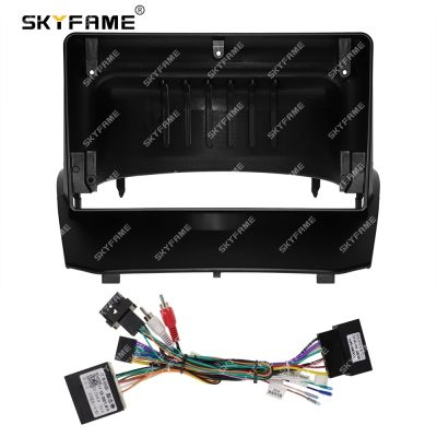 SKYFAME Car Frame Fascia Adapter Canbus Box Decoder For Ford Fiesta 2009-2014 Android Radio Dash Fitting Panel Kit