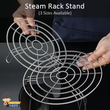 Steamer Rack Steaming Tray 304 Stainless Steel Rack Steam Shelf