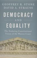 หนังสืออังกฤษใหม่ Democracy and Equality : The Enduring Constitutional Vision of the Warren Court (Inalienable Rights) [Hardcover]