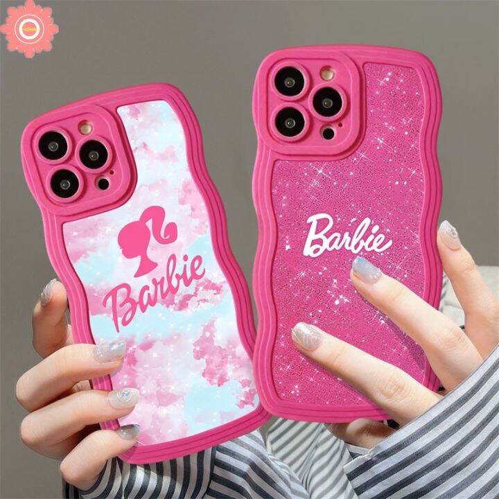 เคสโทรศัพท์มือถือนิ่ม-ลายบาร์บี้-หยัก-ดาว-วิบวับ-สําหรับ-12c-10c-9c-10a-9t-9-a1-10-9a-note-8-10s-11s-9s-11t-poco-x3-nfc-ฝาครอบขอบ