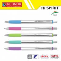 REBNOK ปากกาลูกลื่นเจล HI SPIRIT สีหวาน (Ball Pens HISPIRIT-S) 1 กล่อง