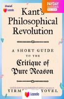 หนังสืออังกฤษใหม่ล่าสุด Kants Philosophical Revolution : A Short Guide to the Critique of Pure Reason [Paperback]