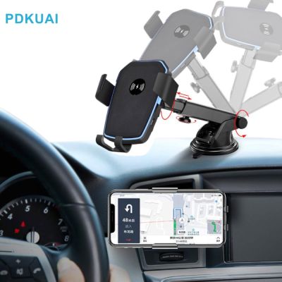 10W Wireless Car Charger Phone Holder Wireless Charging Car Induction Charger Mount for iPhone 13 12 11 Pro XR XS 8 Samsung S20 Car Chargers