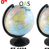 BENNON Bilingual Globe 10  ลูกโลก อังกฤษ+ไทย, Blue Ocean Style, เฟรม+ฐานพลาสติก