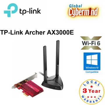  TP-Link WiFi 6 AX3000 PCIe WiFi Card (Archer TX3000E), Up to  2400Mbps, Bluetooth 5.2, 802.11AX Dual Band Wireless Adapter with  MU-MIMO,OFDMA,Ultra-Low Latency, Supports Windows 11, 10 (64bit) only :  Electronics