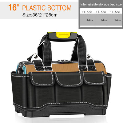 YINLONGDAO Large Capacity Tool Bag, Multi-function Electrician Bag, Anti-fall and Wear-resistant Woodworking Bag