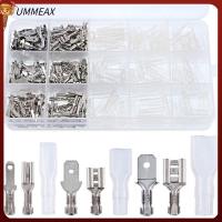 UMMEAX ขั้วต่อสายไฟตัวผู้และตัวเมียหัวต่อสาย2.8มม. 4.8มม. 6.3มม. อุปกรณ์การแบ่งประเภทชุดไฟฟ้าหุ้มฉนวน315ชิ้น