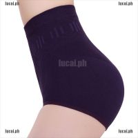 【lucai•COD】Women Solid High Waist Brief Girdle Body Shaper Slim Panty