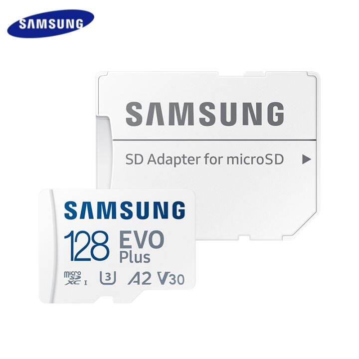 100 Original Samsung Memory Card EVO PLUS 128GB 256GB U3 Reading Speed