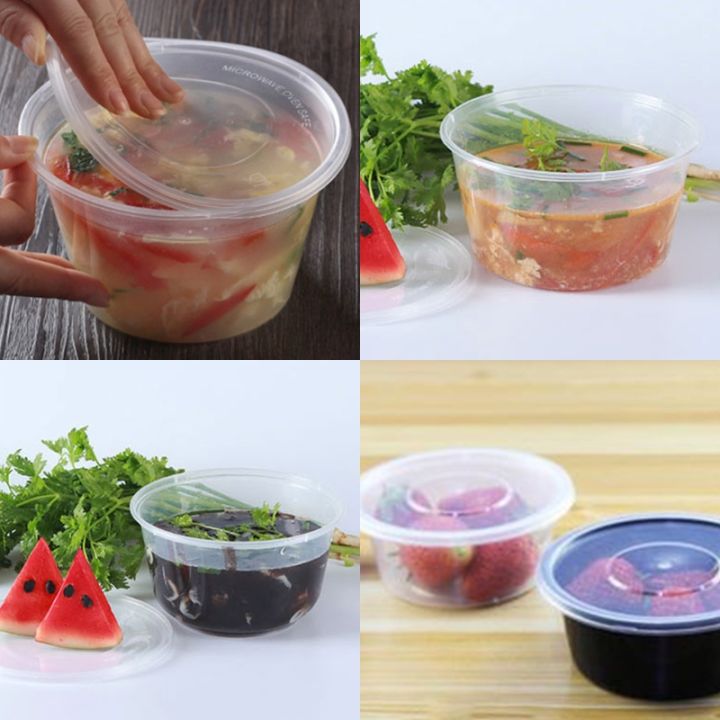 10pcs-plastic-bowl-disposable-lunch-soup-bowl-food-round-container-box-with-lids-plastic-bowl