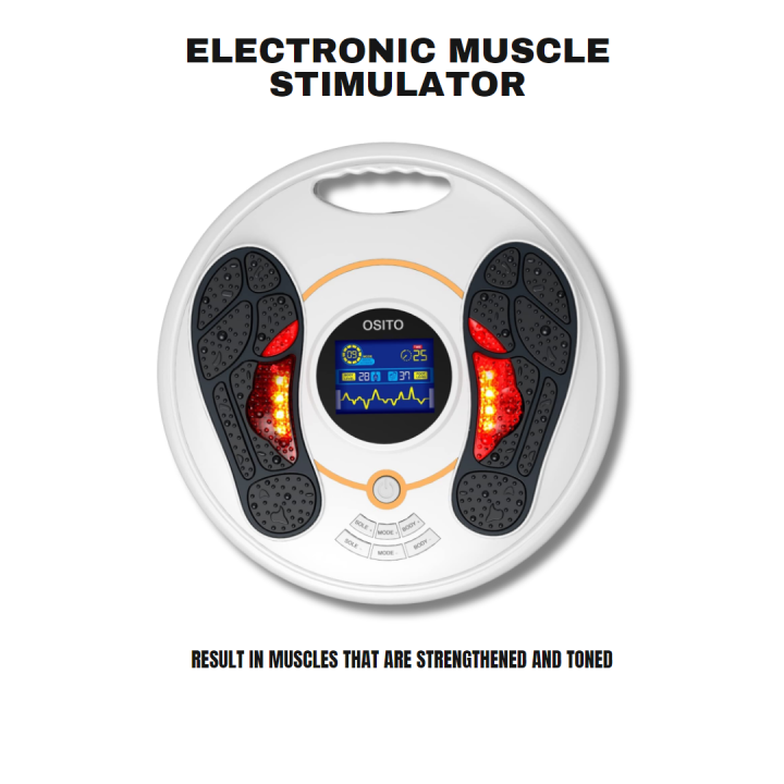 Electric Pulse Foot Massager Machine for Neuropathy Cramps Diabetic