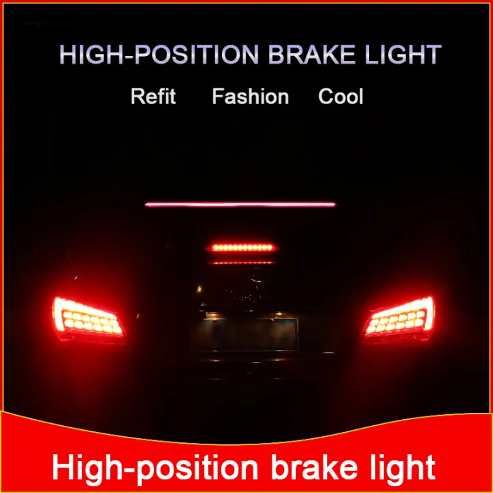 12V 24V Car Brake Light Strip High Position Third Brake Stop Warning