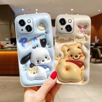 ✶ LJ7.22 Soft Casing OPPO Reno 8T 8 7 6 5 4 3 2 Pro 8z 7z 6z 5z 5f 4f 4Z 2Z 2F Reno8 Reno7 Z Reno4 Reno5 F Reno6 4G 5G Cute Cartoon Phone Case Fine Hole Eccentric Pochaccd And Winnie Straight edge Tpu Shockproof Back Cover MDD 43