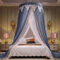 【LZ】◄  Kid Baby Bed Canopy Bedcover Mosquito Net Curtain Bedding Romantic Baby Girl Round Dome Tent Cotton