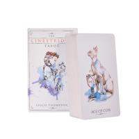 【In-demand】 Fashions King Linestrider Tarot สนุกในภาษาอังกฤษ10*7.5*2.5ซม. เกมบอร์ดปาร์ตี้สำหรับครอบครัวความบันเทิงที่ดีที่สุดสำหรับเพื่อนๆ