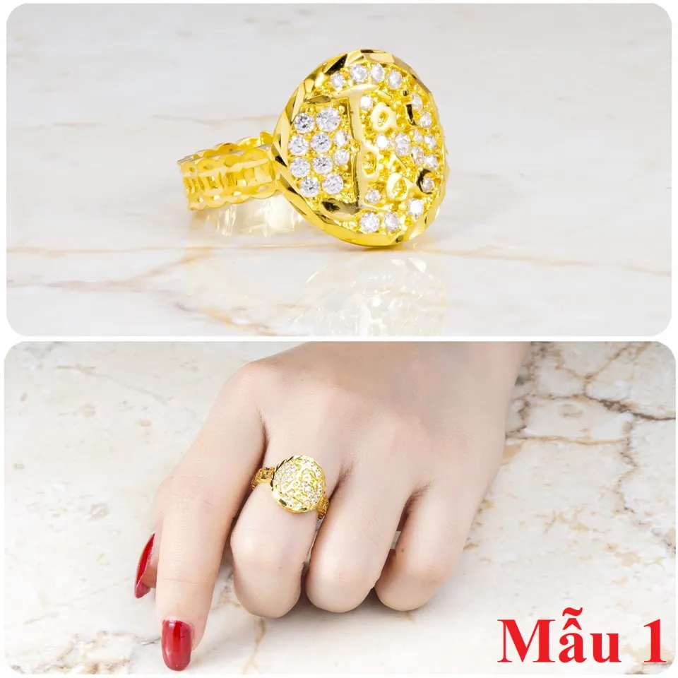 Mua Nhẫn bạc nữ đẹp, nhẫn nữ đính đá hình trái tim tinh tế NN0243 | Tiki