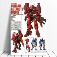 Gundam โปสเตอร์โลหะรายการทีวีเกมภาพยนตร์อนิเมะป้ายดีบุก MZ402ตกแต่งศิลปะบนผนัง