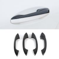 Haywood1 Car Accessories Carbon Door Handle Trim Frame Sticker Cover Moulding for C Class W205 X253 A W177