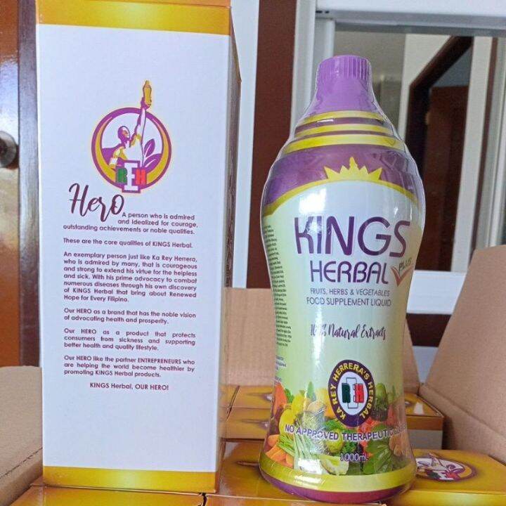 KINGS HERBAL PLUS FOOD SUPPLEMENT (Original Ka Rey Herrera Herbal) Cash