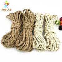 2 colors Jute Twine rope 6mm*9yard Natural twine Strong Bondage Shibari Toys Home Decoration free shipping High Quality 2 pieces General Craft