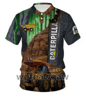 2023 Fashion New Caterpillar 3D All Over Printed polo Shirts For Men And Women 59（Contact the seller, free customization）