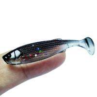 4.5ซม.10ชิ้น2021ใหม่ตกปลาLure Shadซิลิโคนเหยื่อT-Tail Wobblers Swimbaitประดิษฐ์Leurre Souple-Cailine