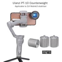 【Thriving】 lswidq PT-10โลหะ Counterweight สำหรับ Osmo Mobile 3ตัวนับน้ำหนักแท่นยึดกล้องปรับสมดุลย์ถึงช่วงเวลา Anamffic เลนส์ R60