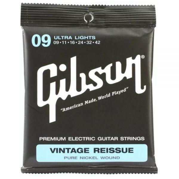 สายกีตาร์ไฟฟ้า Gibson Electric String Vintage Re-Issue SEG-Vr9 009-.042 (รุ่นพรีเมี่ยมสินค้าหายากจำนวนจำกัด) 260 ฿