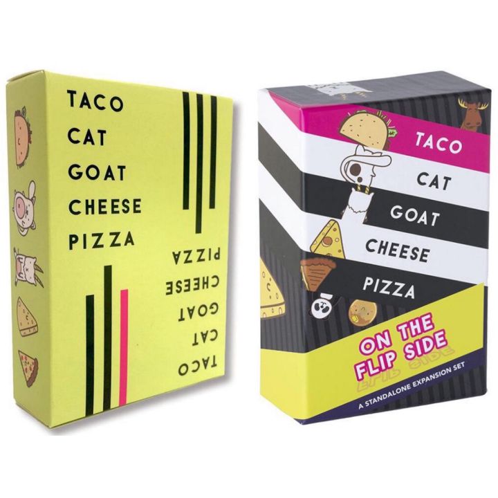 Taco Cat Goat Cheese Pizza Game Card Game On The Flip Side Fun Family ...