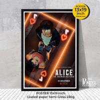 Alice in Borderland Poster (SS1-SS2) โปสเตอร์ซีรีย์ อลิซในแดนมรณะ Asahina Aya, Kento Yamazaki ขนาด 33x48 cm