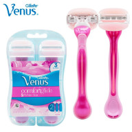 Bộ 2 dao cạo cho nữ có đầu bơ gillette Venus comfortglide white tea venus thumbnail
