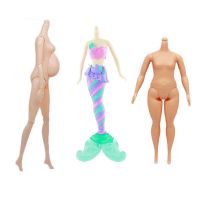 Kawaii Fashion Body For Dolls Plastic Mermaid Toys For Girls Kids Miniature Items Accessories For Barbie DIY Children Game Gifts