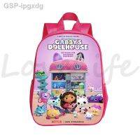 ♀Mochila Escolares De Gabby S โรงเรียนบ้านตุ๊กตาน่ารักสีชมพูกระเป๋า Mochila Infantil Para Meninas Primria Crianças