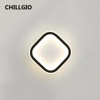 CHILLGIO Interior Modern Wall Lamps Simple Bedside Sconce Fixtures Nordic Foyer Metal Living Room Decoration Internal Led Lights