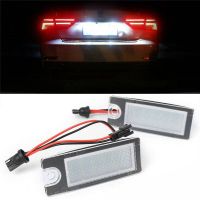 2pcs Car LED License Number Plate Light for Volvo V70 CX70 S60 S80 XC90 12V 6500K