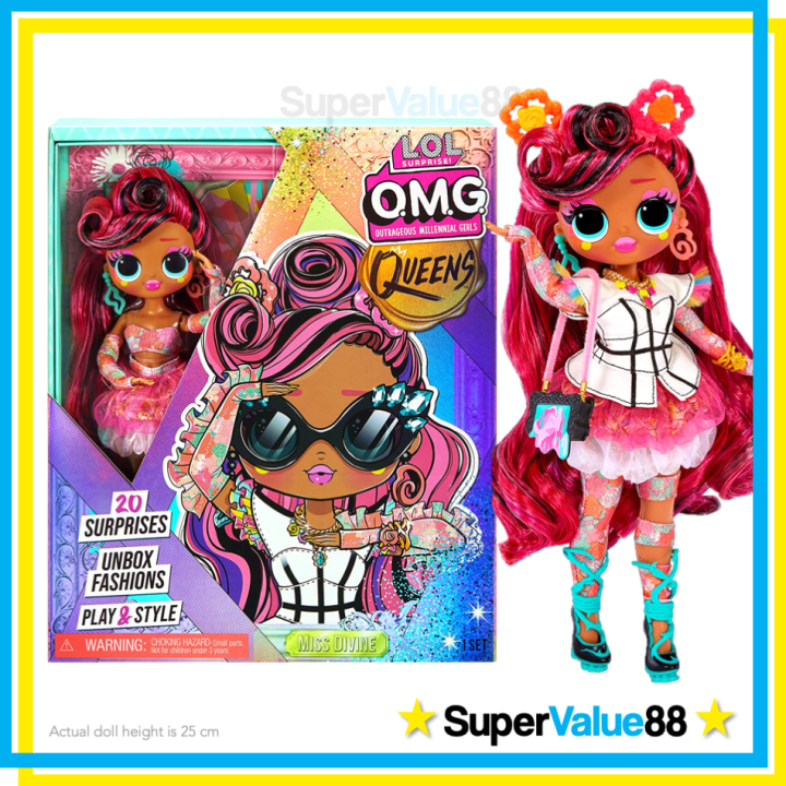 Original LOL Surprise! OMG Queens Series Miss Divine Fashion Doll with ...