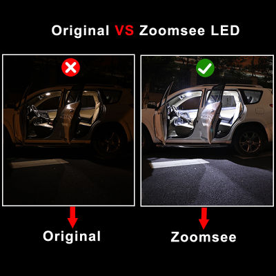 Zoomsee 13Pcs Interior LED For Jeep Renegade 2015-2018 Canbus Vehicle Bulb Indoor Dome Map Reading Light No Error Auto Lamp Kit