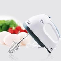 Best to Buy Electric 7 Speed Egg Beater Flour Mixer Mini Electric Hand Held Mixer เครื่องผสมแป้งตีไข่-White