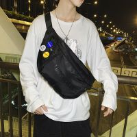 On Sale Belt Bag Big Size Korean Fashion Ulzzang Nylon Men Sling Bag Chest Bag Pouch Bag Shoulder Bag Crossbody Bag Birthday Gift